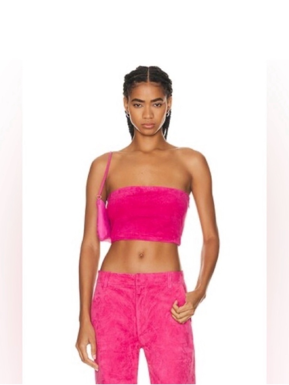 SPRWMN SUEDED TUBE TOP SIZE L NWT - Picture 2 of 7